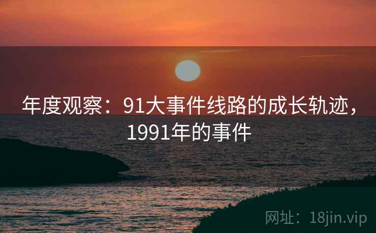 年度观察：91大事件线路的成长轨迹，1991年的事件