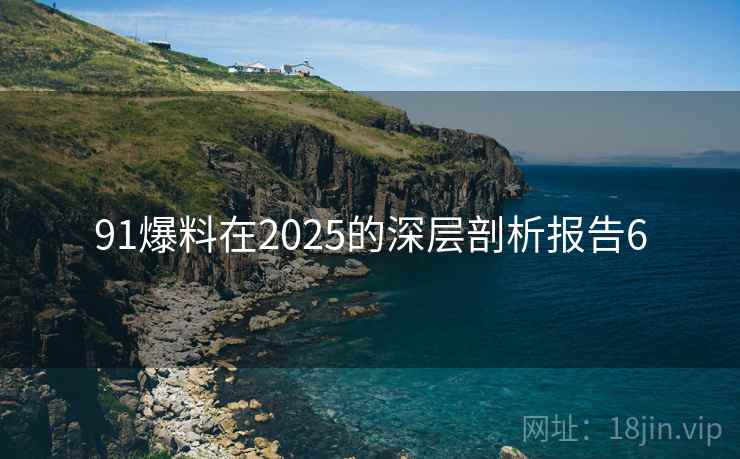 91爆料在2025的深层剖析报告6